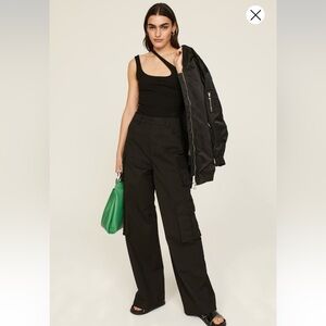 Favorite daughter favorite cargo pants size 4 black
